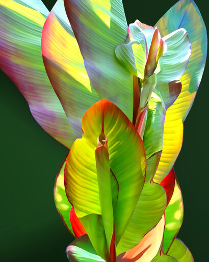 Peaceful - Friedvoll - A Paint Artwork by Katja Lührs